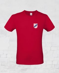 T-Shirt Herren TSV Böklund Wappen rot